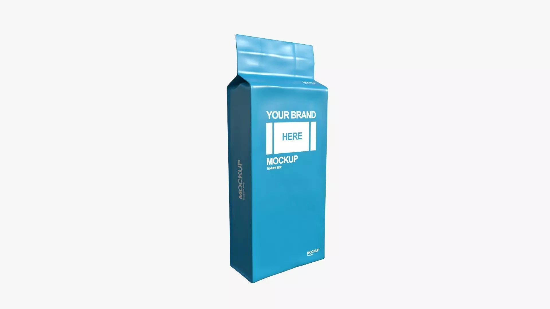 Coffee Bag A08 - Blank Mock Up Basic Template Low-poly 3D model
