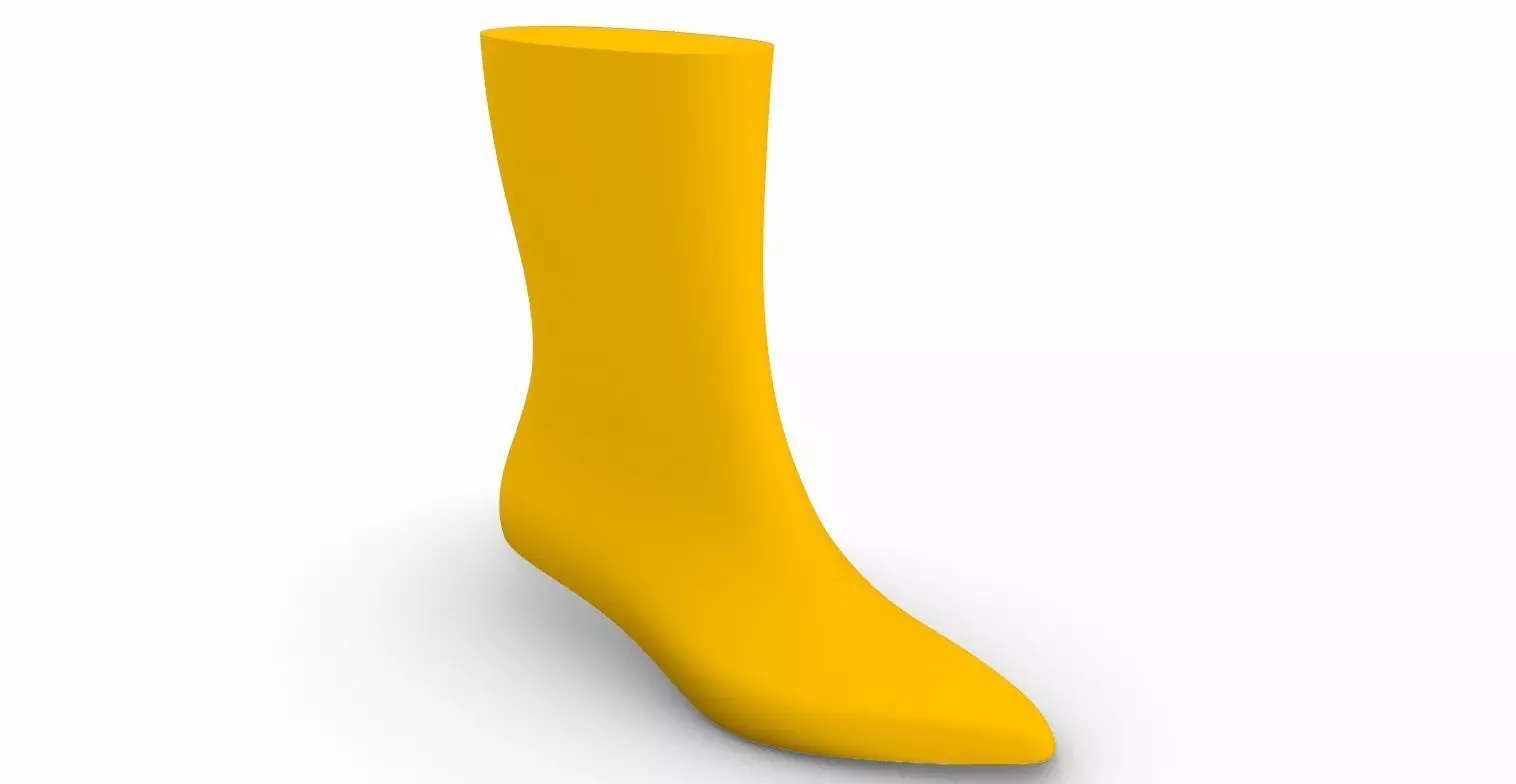 Female Shoe Last Unkle Boot 3D print model_0