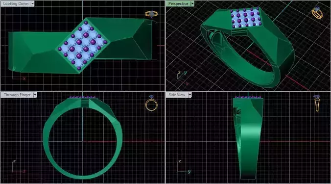 fashion ring engagement ring silver gold