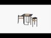 Minimalist Chair with Table  Free 3D model_1