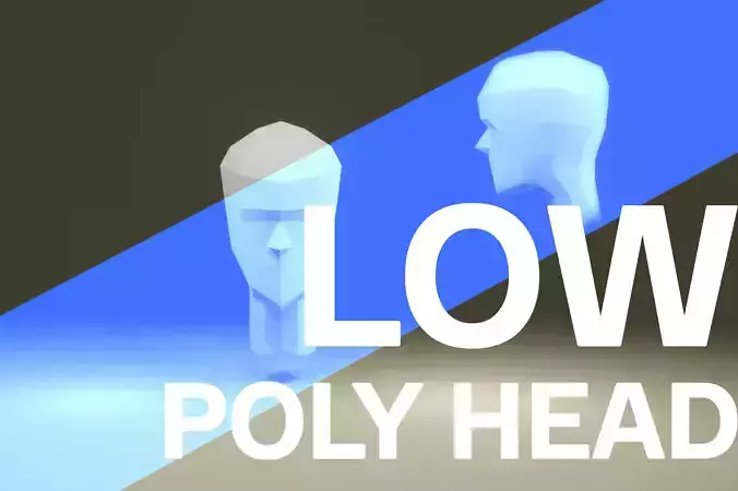 Low-Poly Head Free 3D model