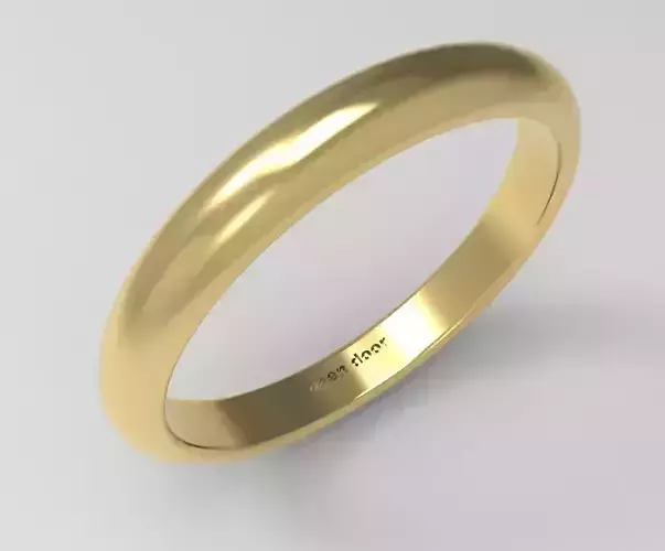 Custom Engraved Rings 3D print model