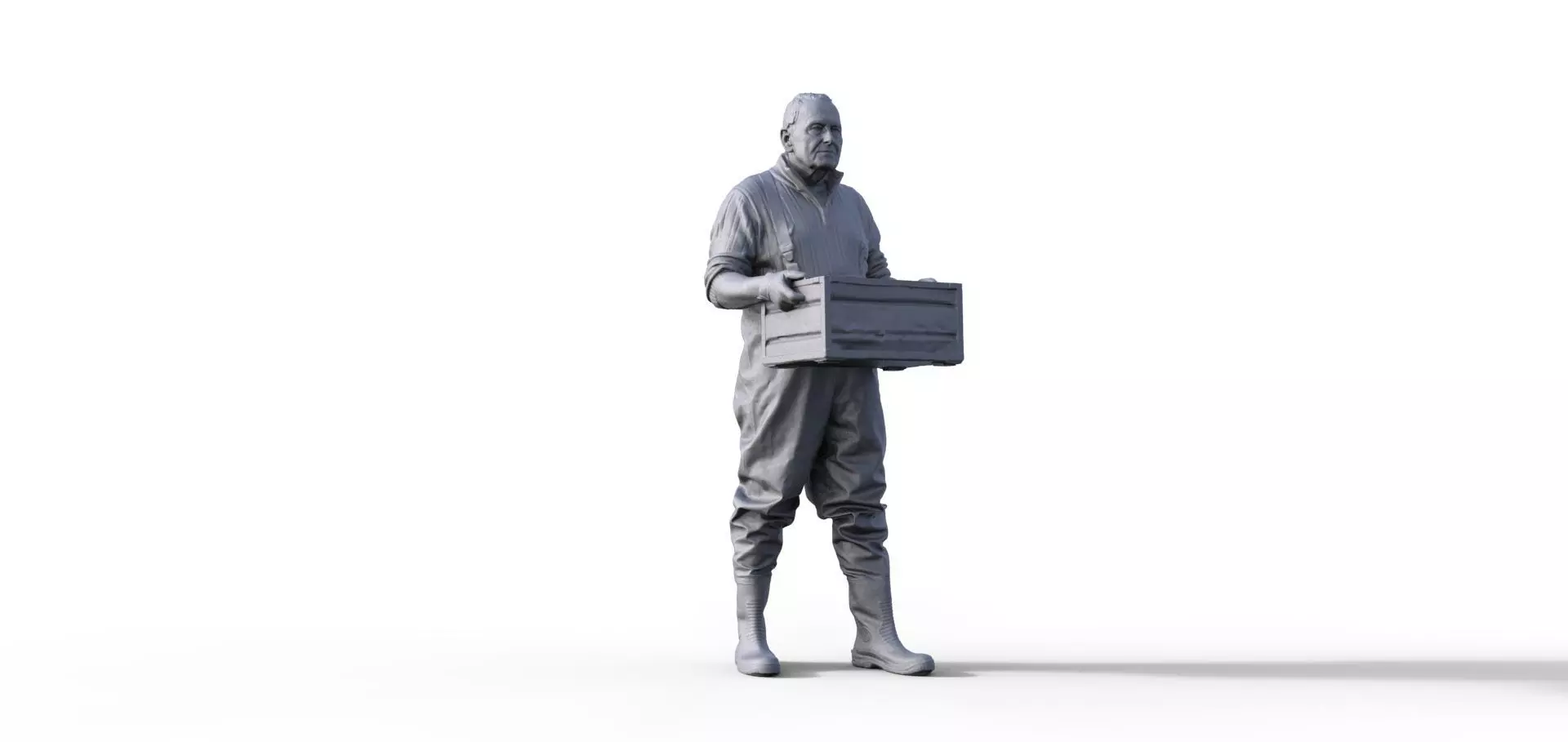 Figure for fishing boat ship model Typ C 3D print model_0