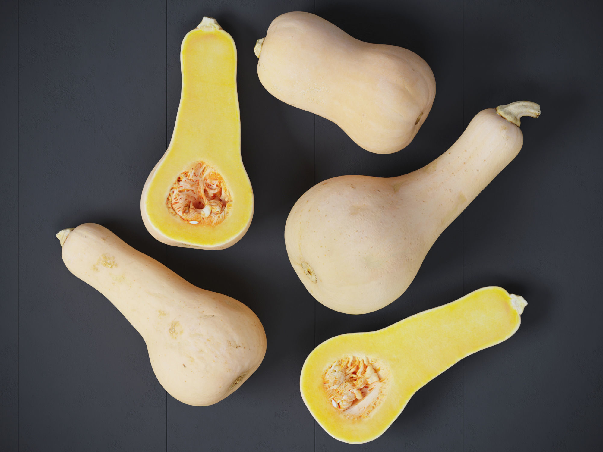 Butternut Squash 3D model_3