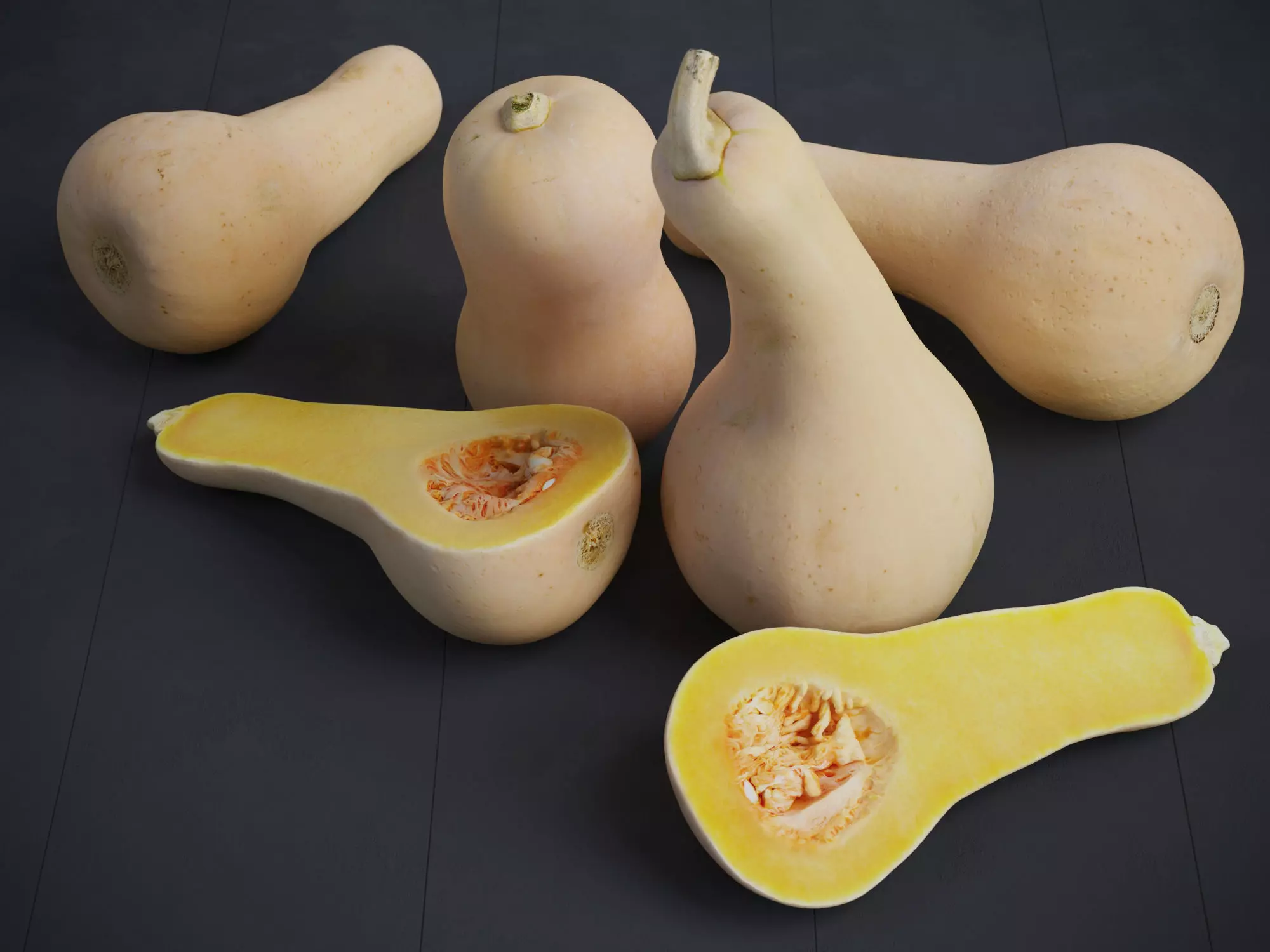 Butternut Squash 3D model_0