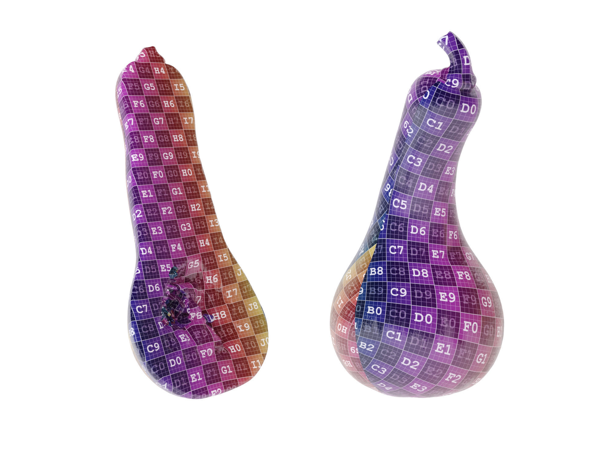 Butternut Squash 3D model_13