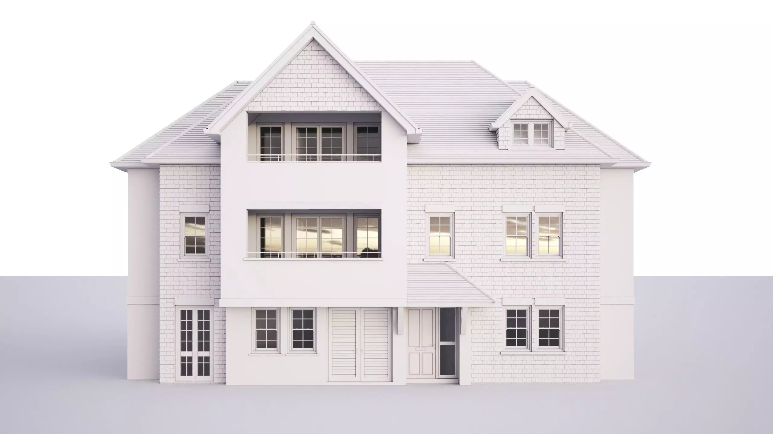 British House Kingswood 3D model