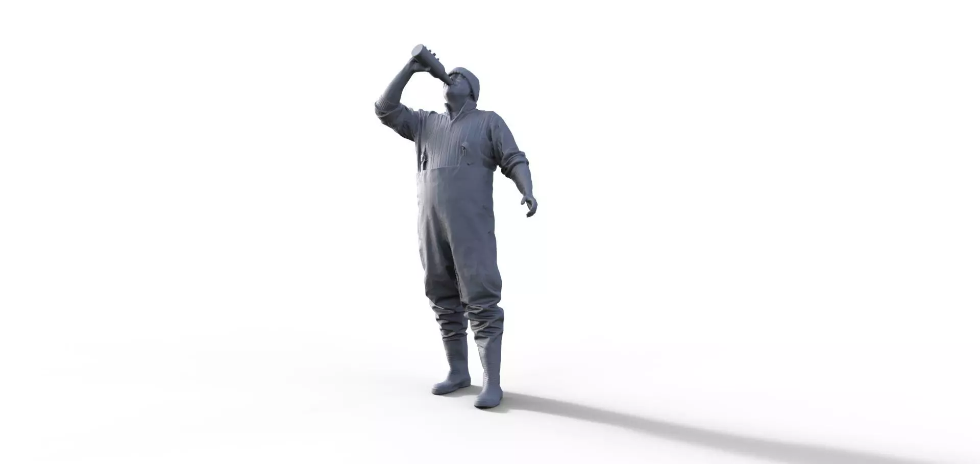 Figure for fishing boat ship model Typ E 3D print model_0