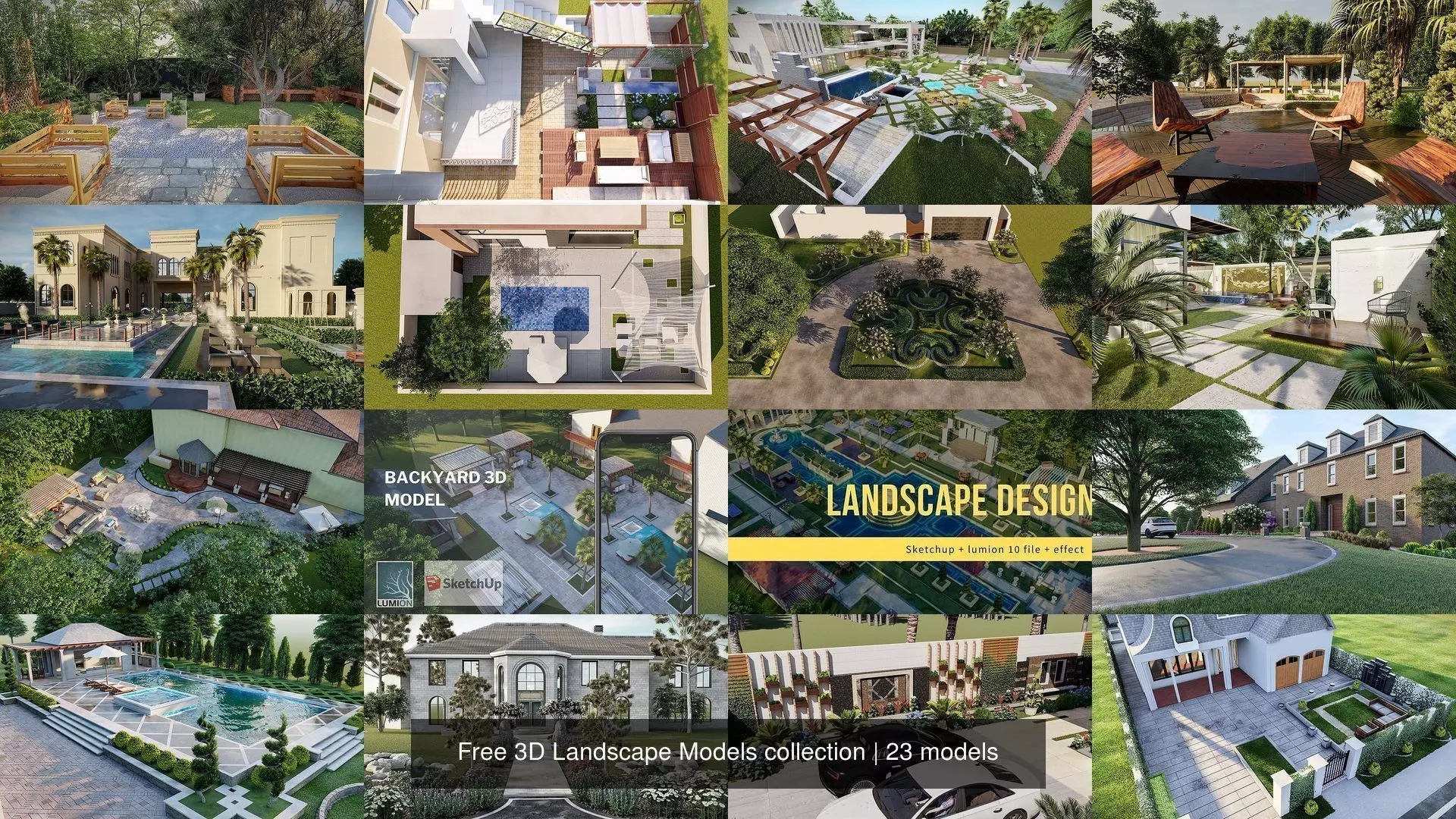 Free 3D Landscape Models collection _0
