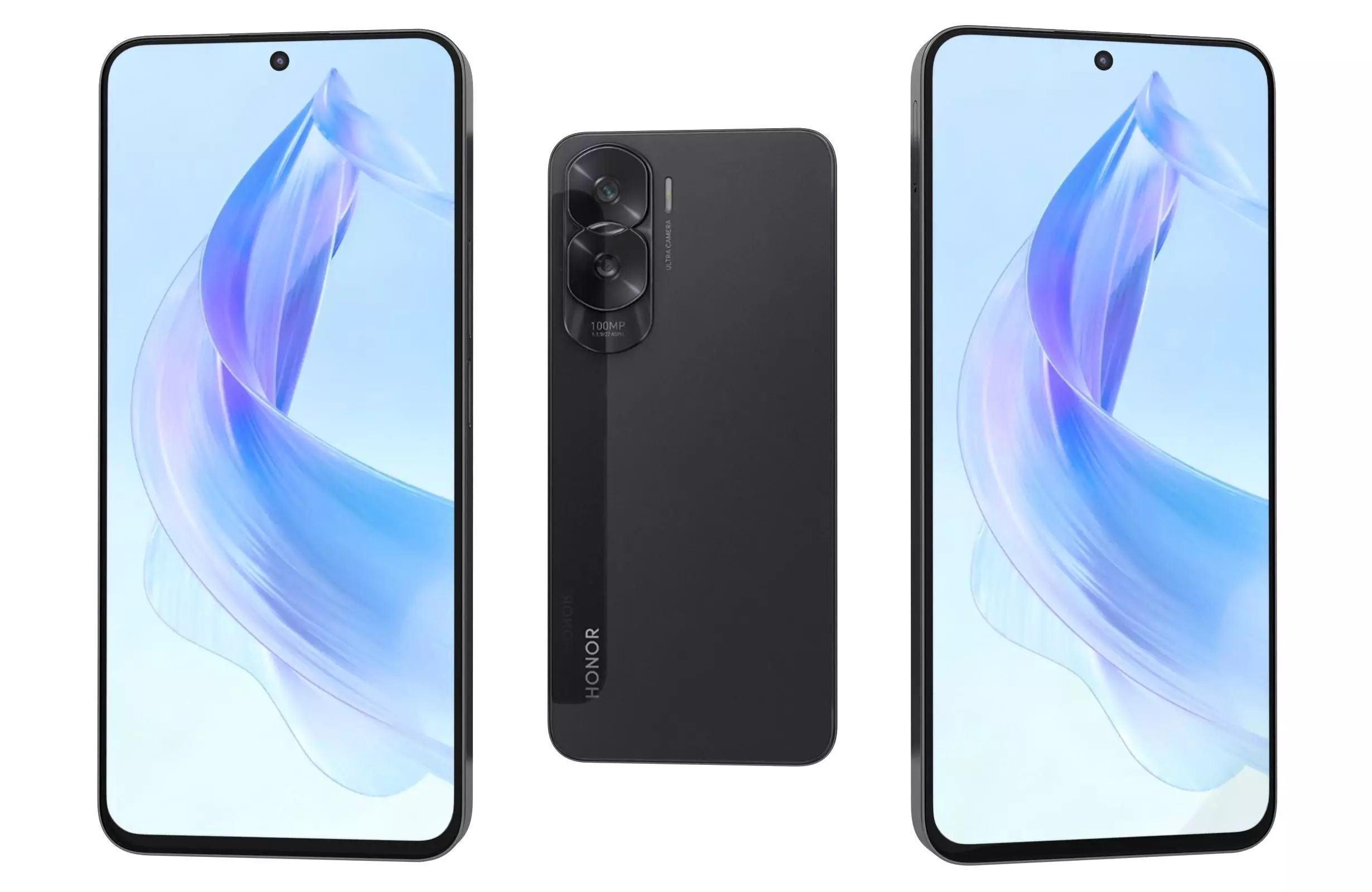 Honor X50i Black 3D model_0