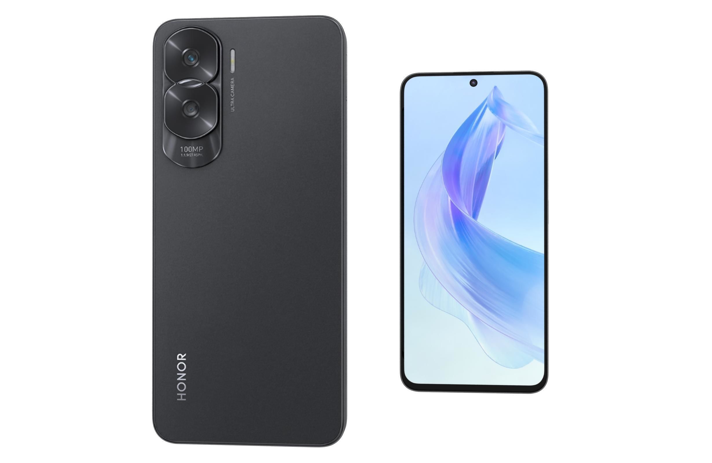 Honor X50i Black 3D model_7