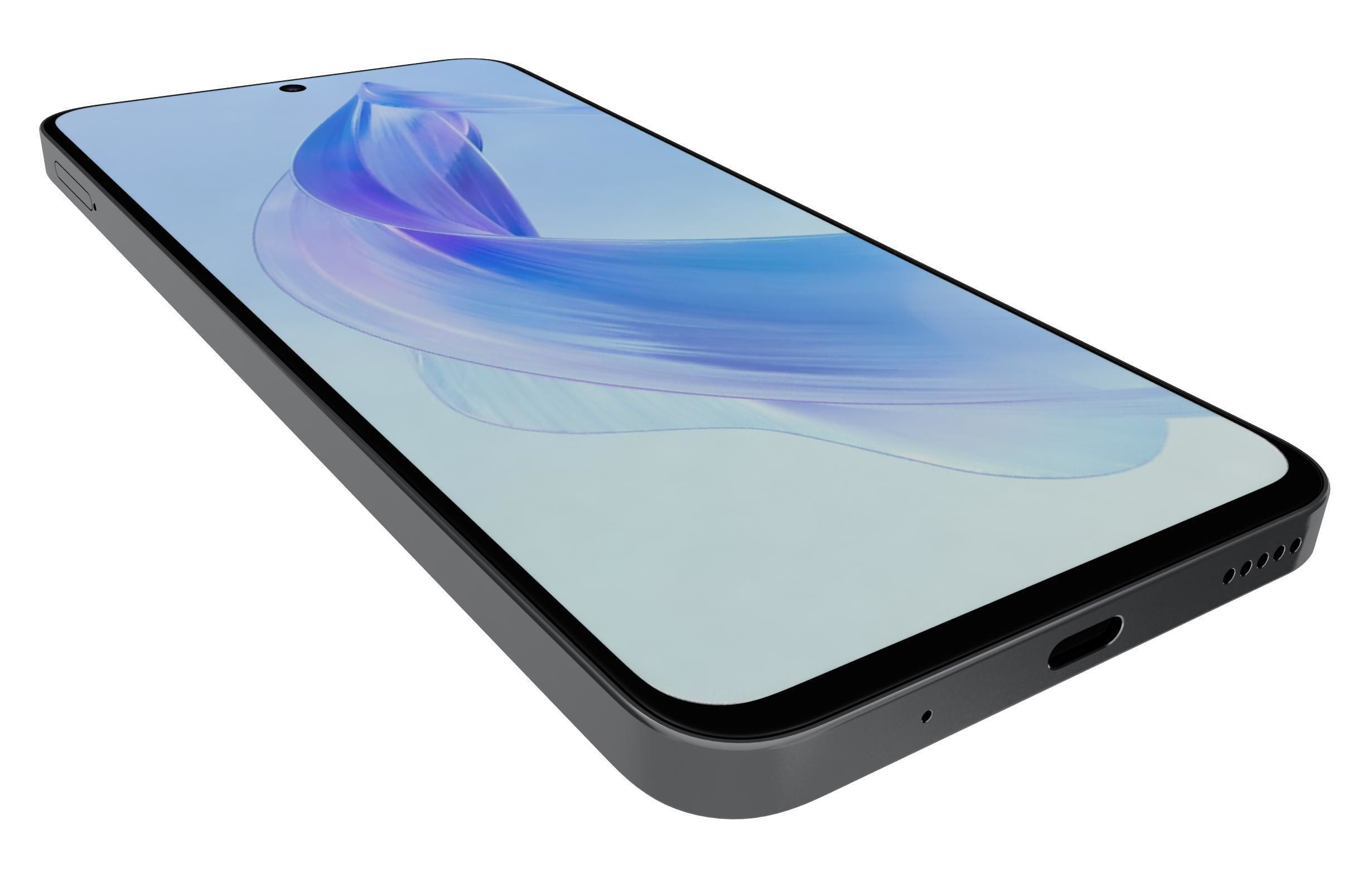 Honor X50i Black 3D model_12