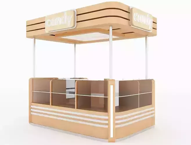 Kiosk Partition Booth a125