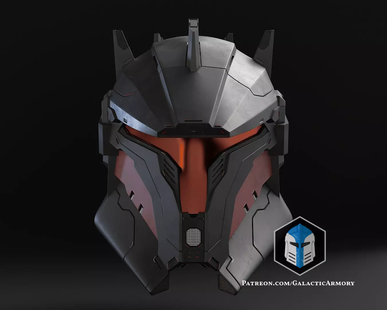 Moff Gideon Spartan Helmet - 3D Print Files 3D print model