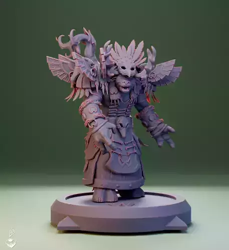 Tauren Highmountain Druid - World of Warcraft 3D print model