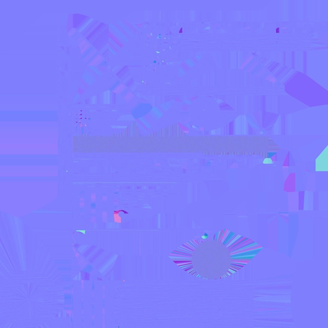 Stool for Studio Low-poly 3D model_14