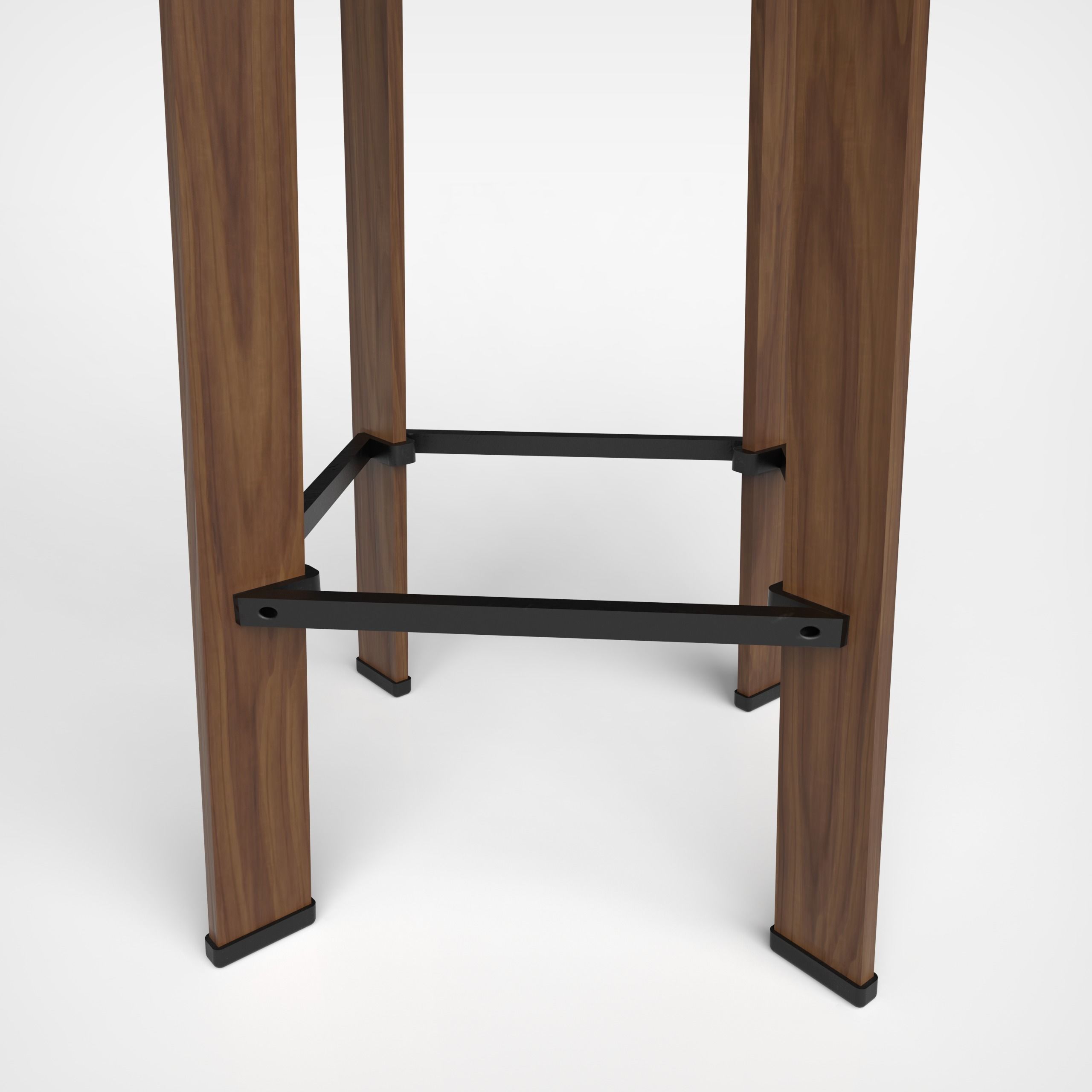 Stool for Studio Low-poly 3D model_7