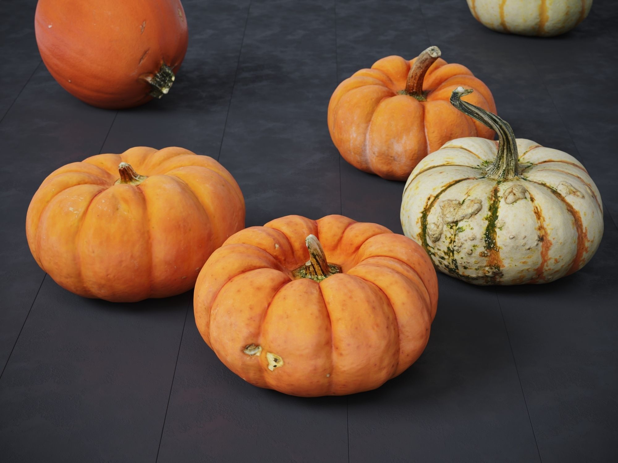 Pumpkins   3D model_1