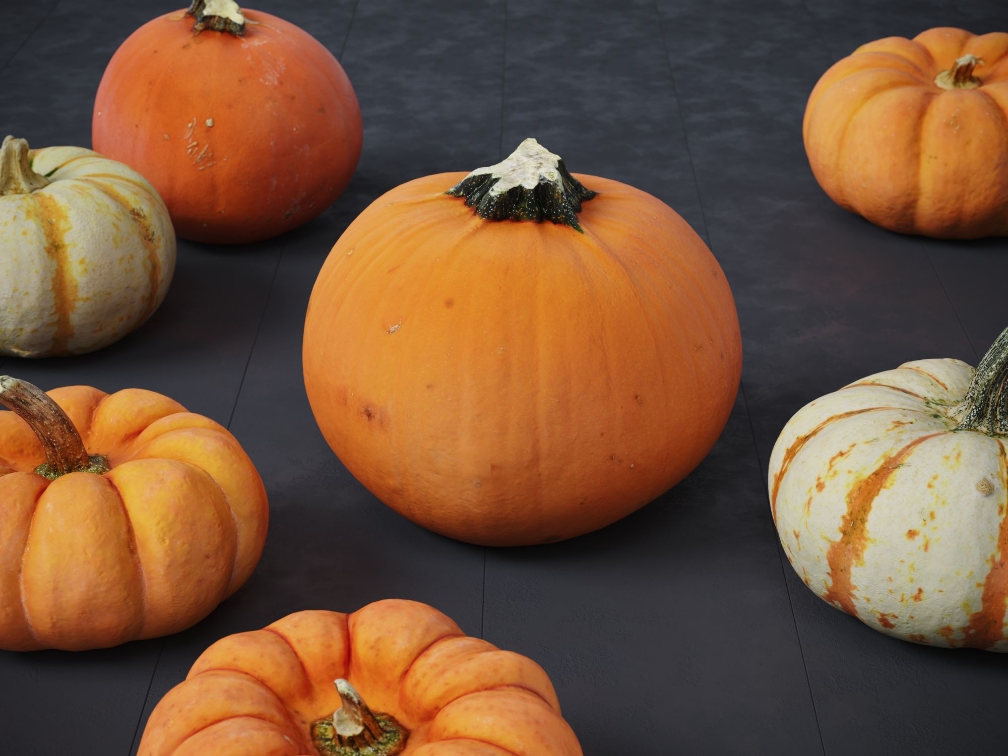 Pumpkins   3D model_2