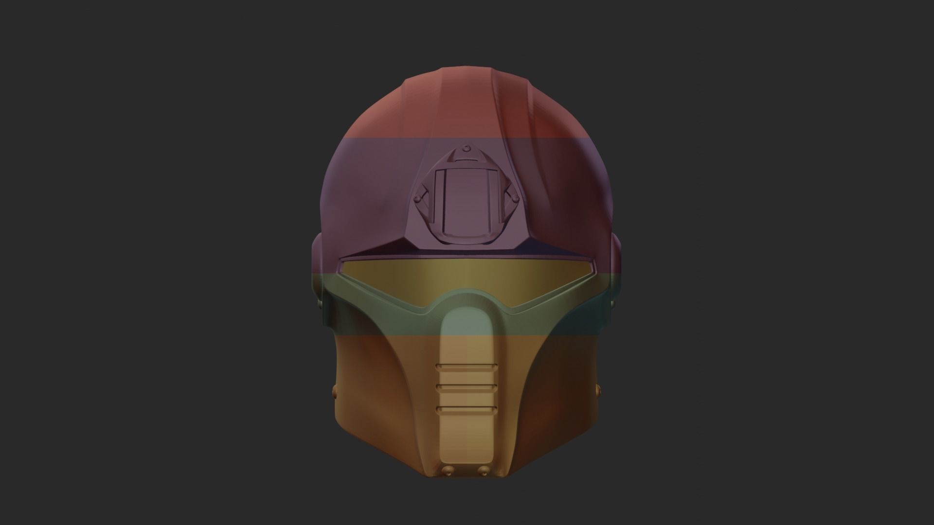 NEW TACTICOL MASK PRINTABLE V STL 3D print model_1