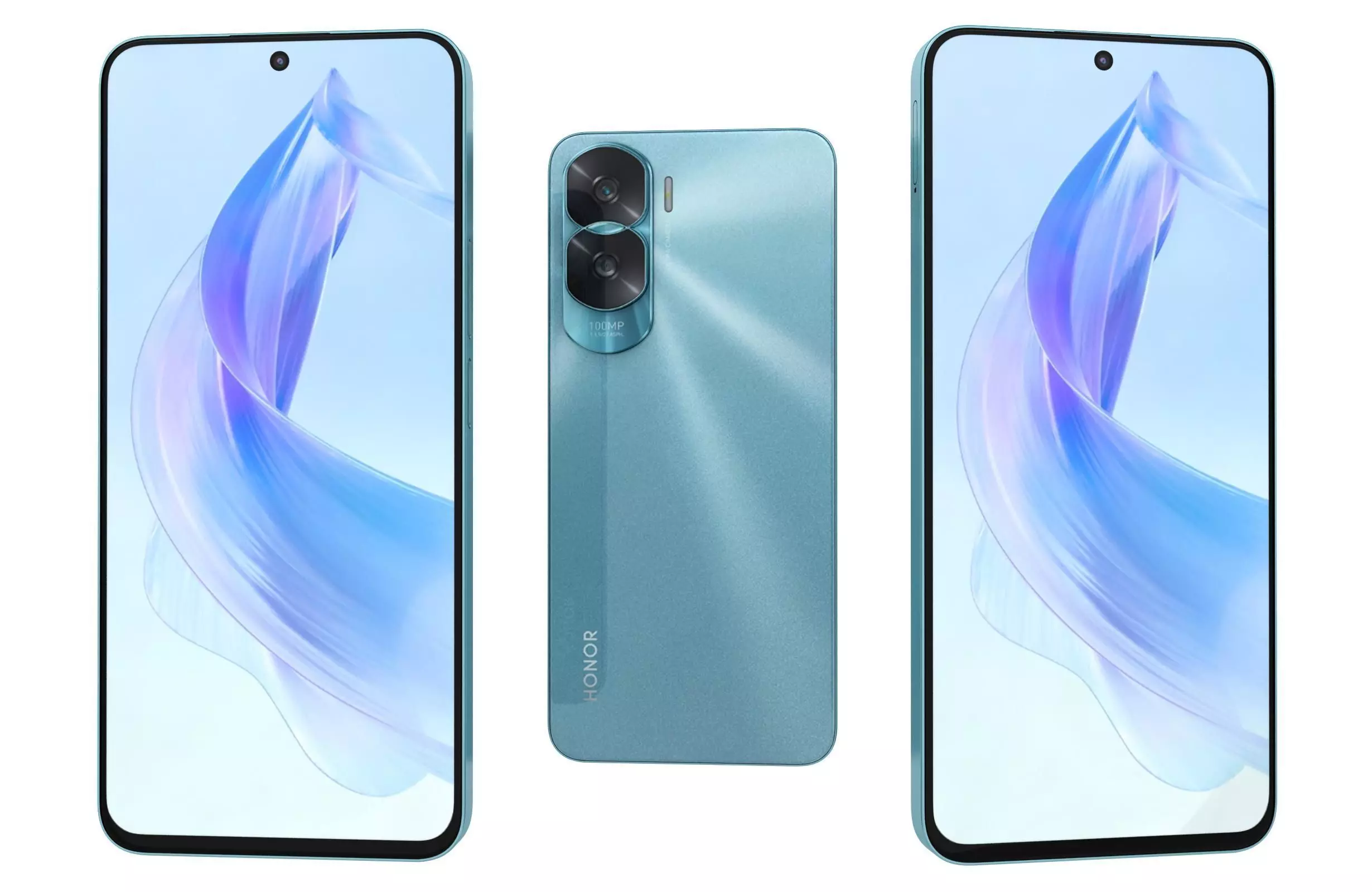 Honor X50i Blue 3D model_0