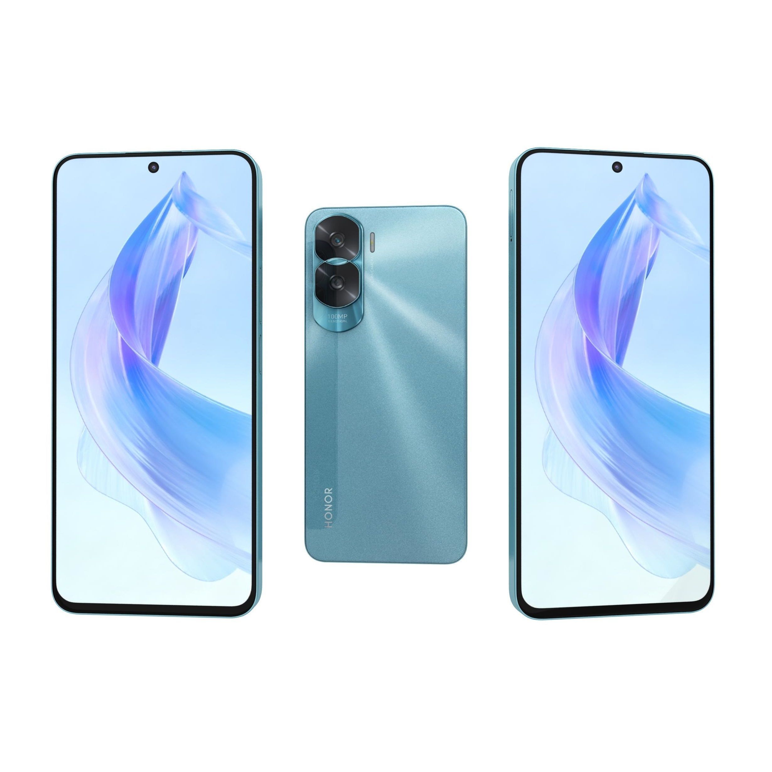 Honor X50i Blue 3D model_1