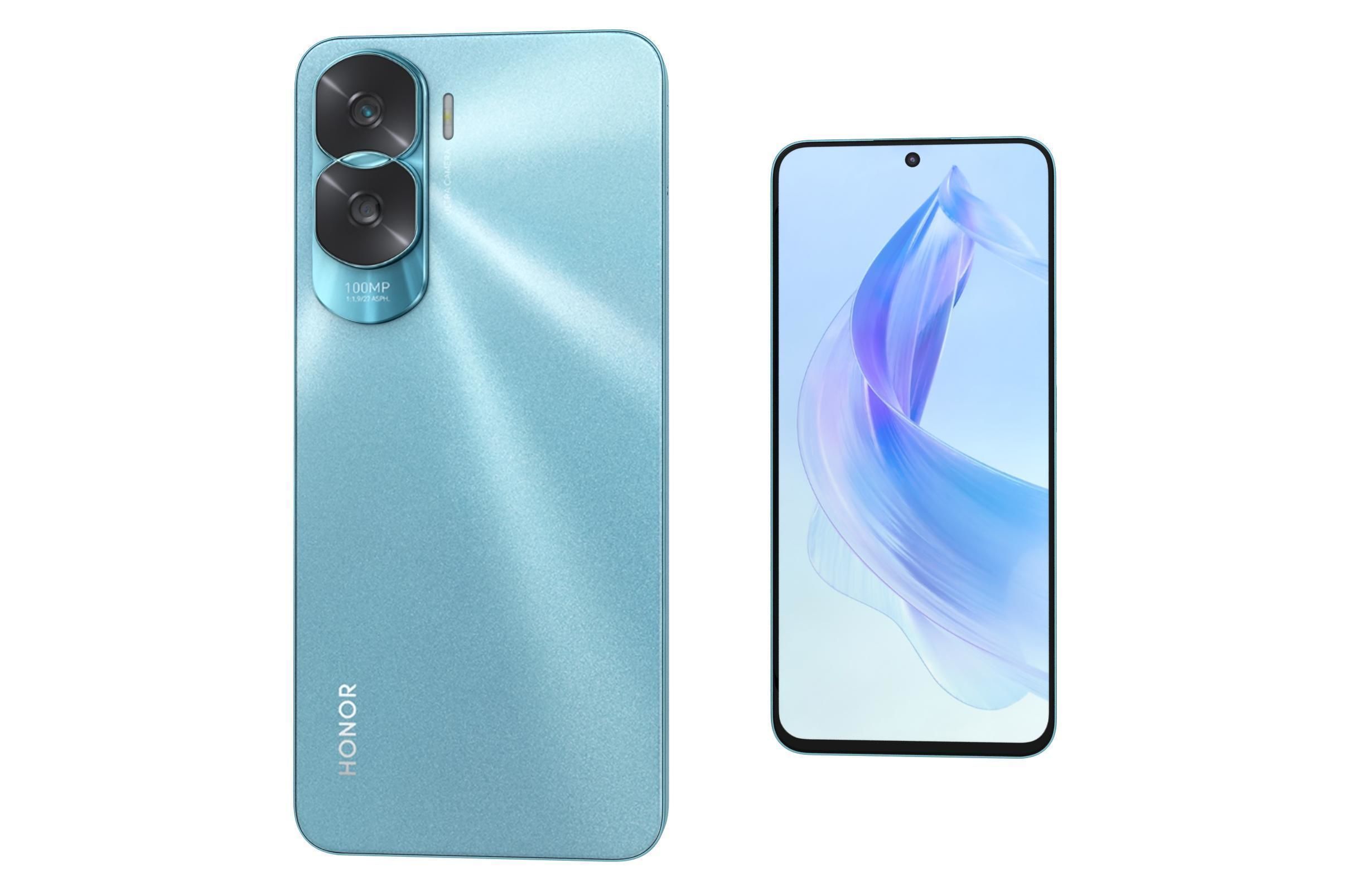 Honor X50i Blue 3D model_8