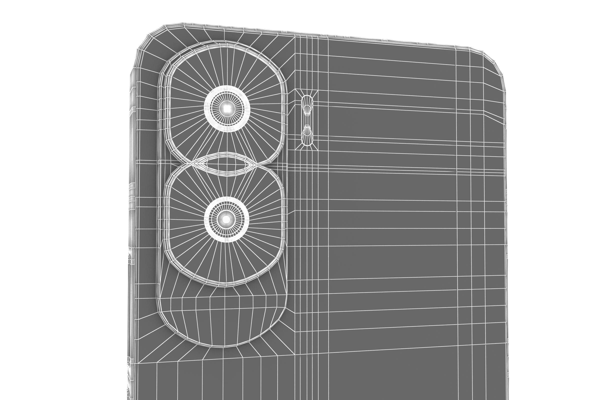Honor X50i Blue 3D model_21