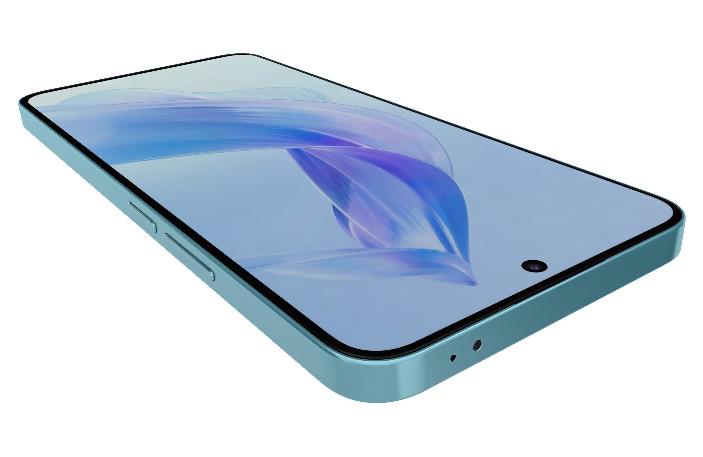 Honor X50i Blue 3D model_14