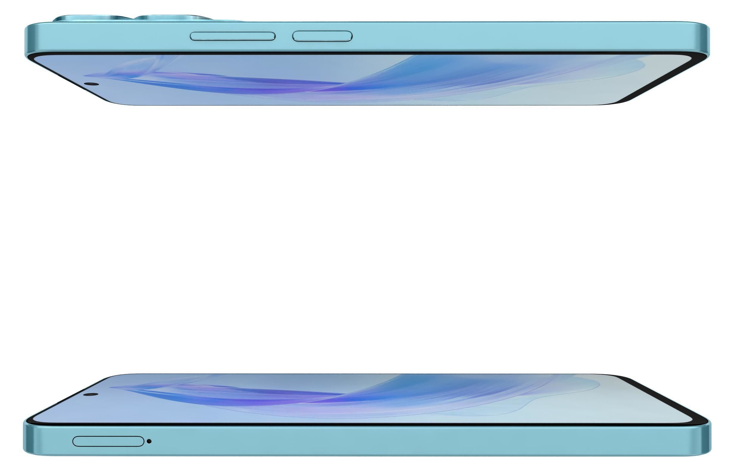 Honor X50i Blue 3D model_10