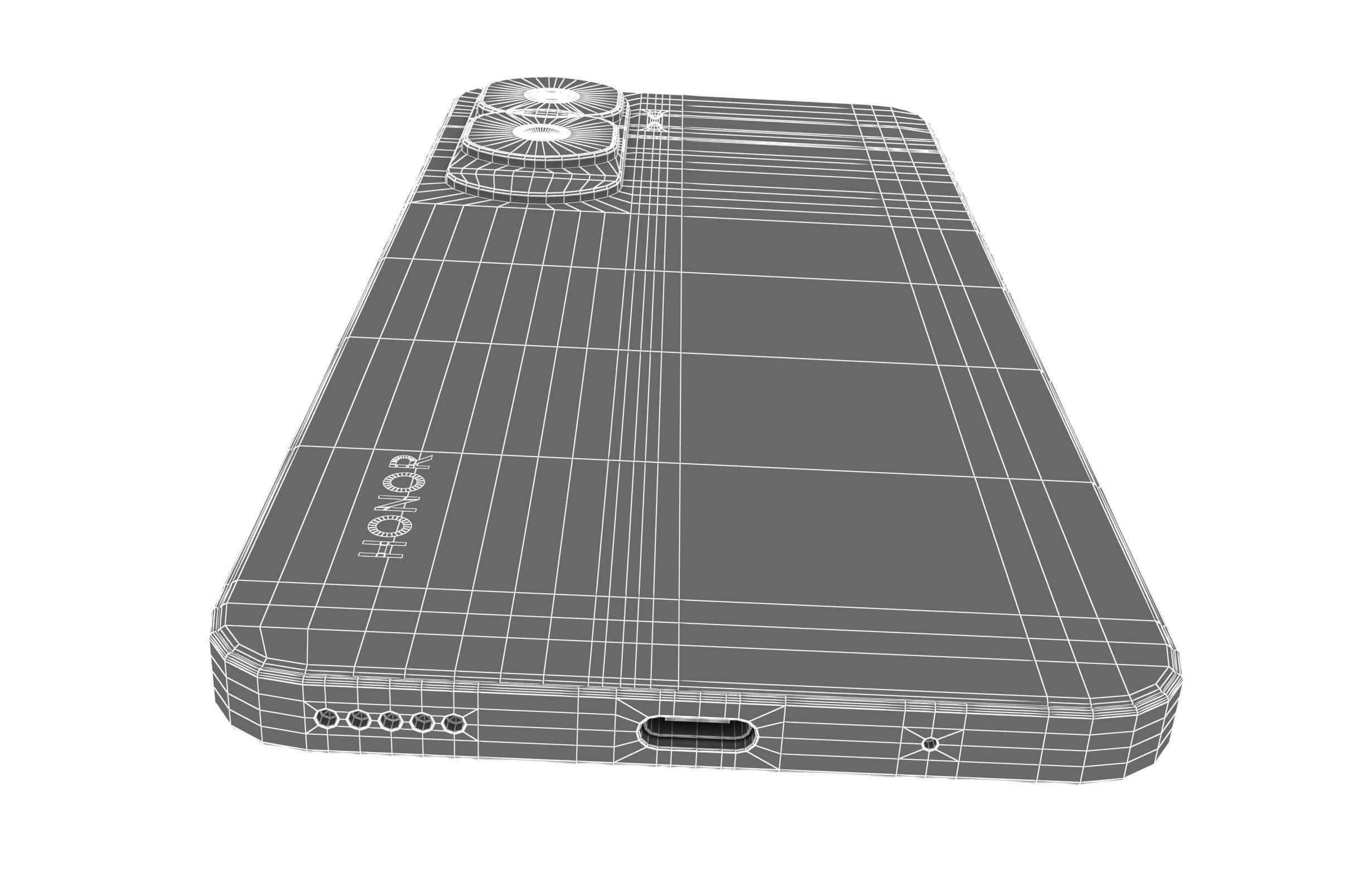 Honor X50i Pink 3D model_25