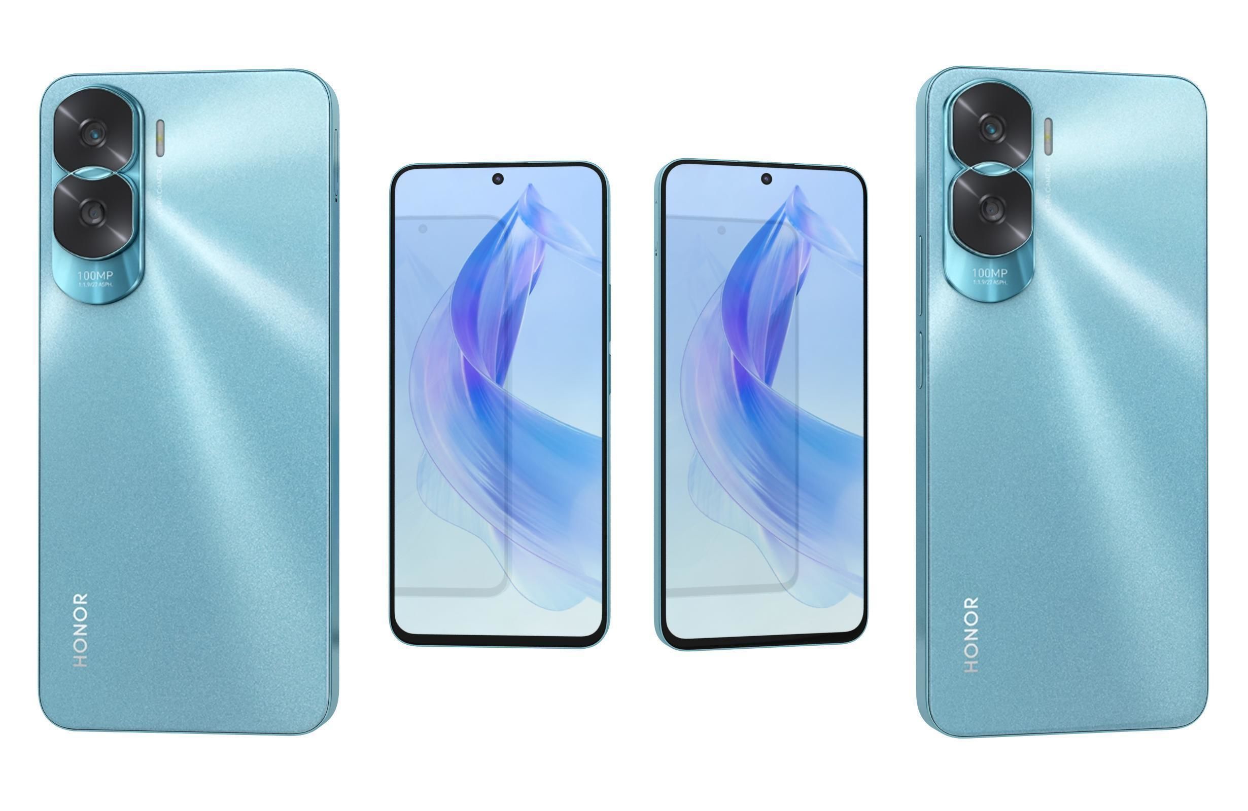 Honor X50i All Colors 3D model_5