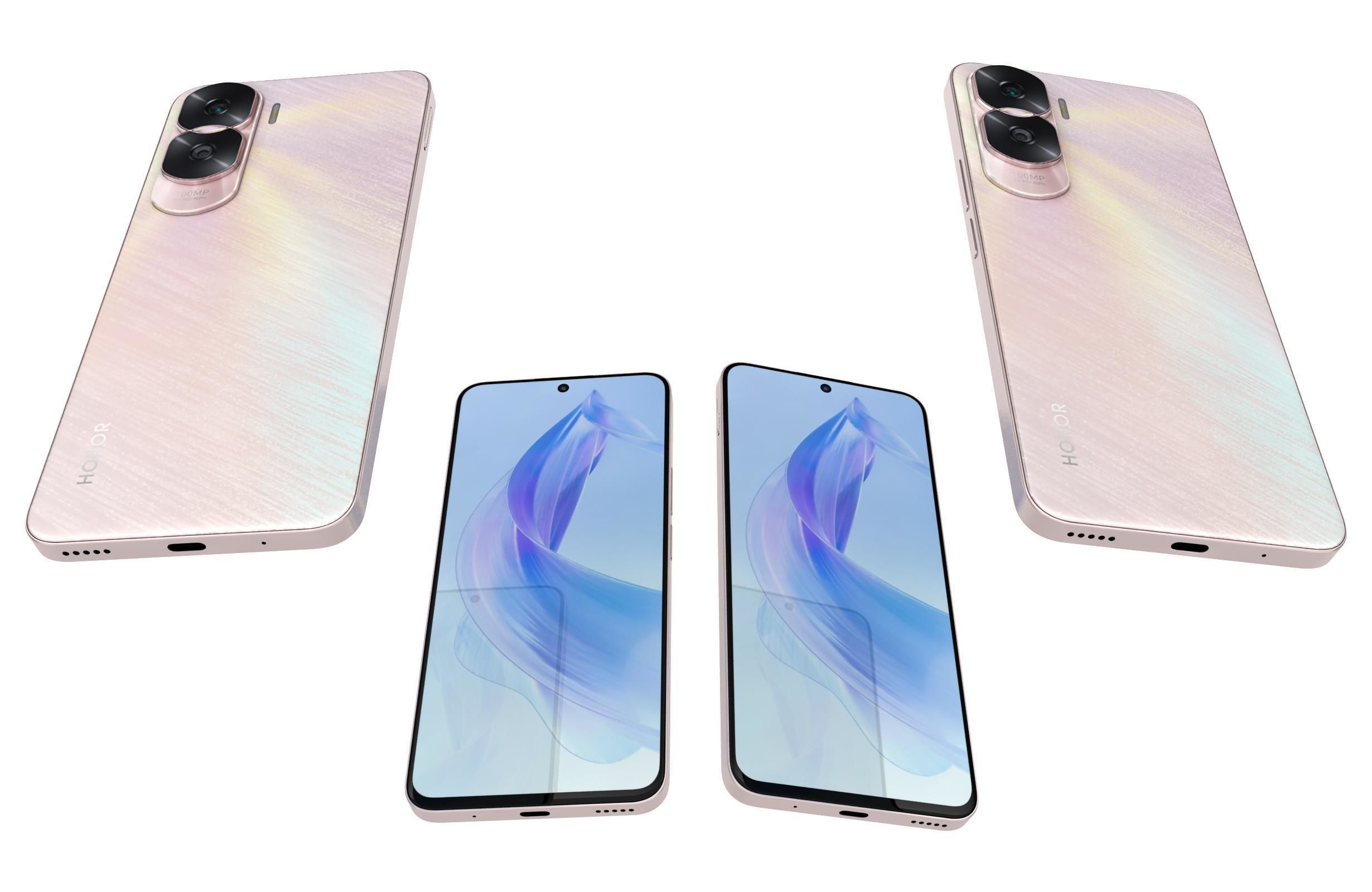 Honor X50i All Colors 3D model_24