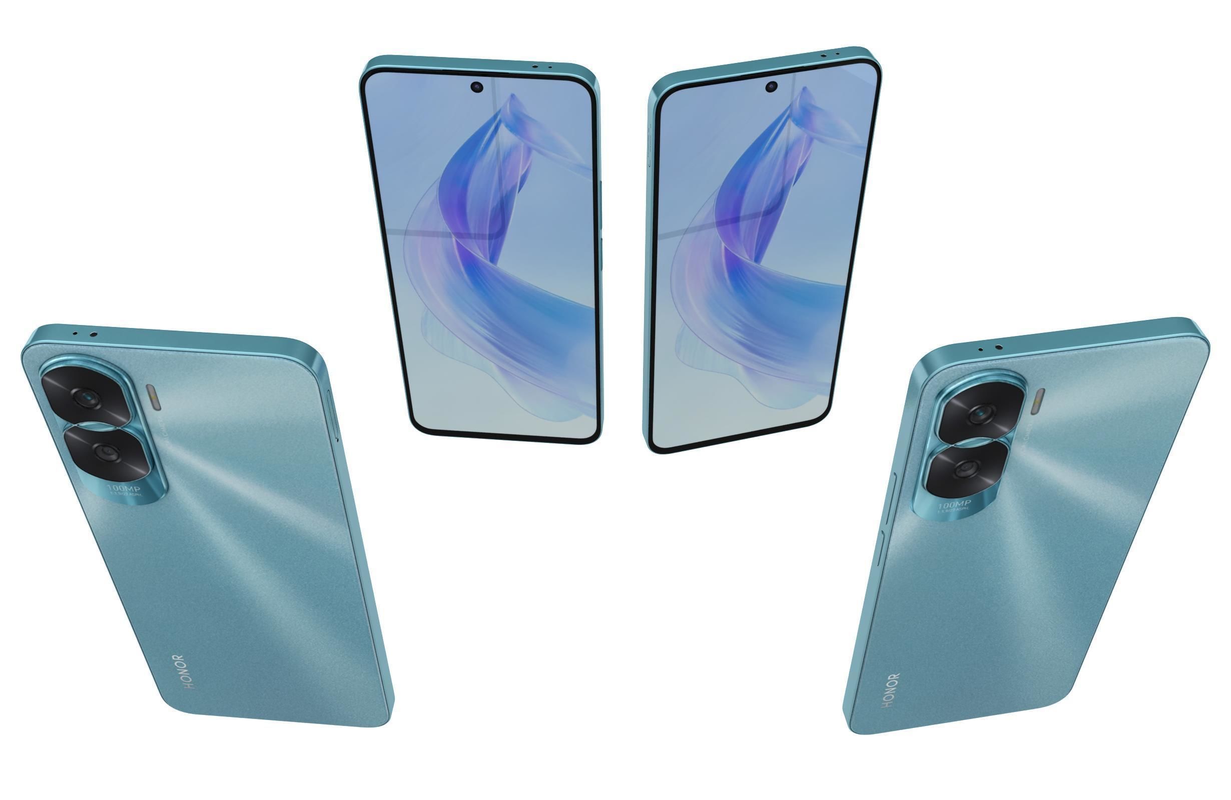 Honor X50i All Colors 3D model_9