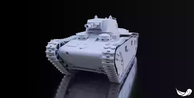 GROSSTRAKTOR TANK - 1-35 - 1-50 - 1-72 3D print model