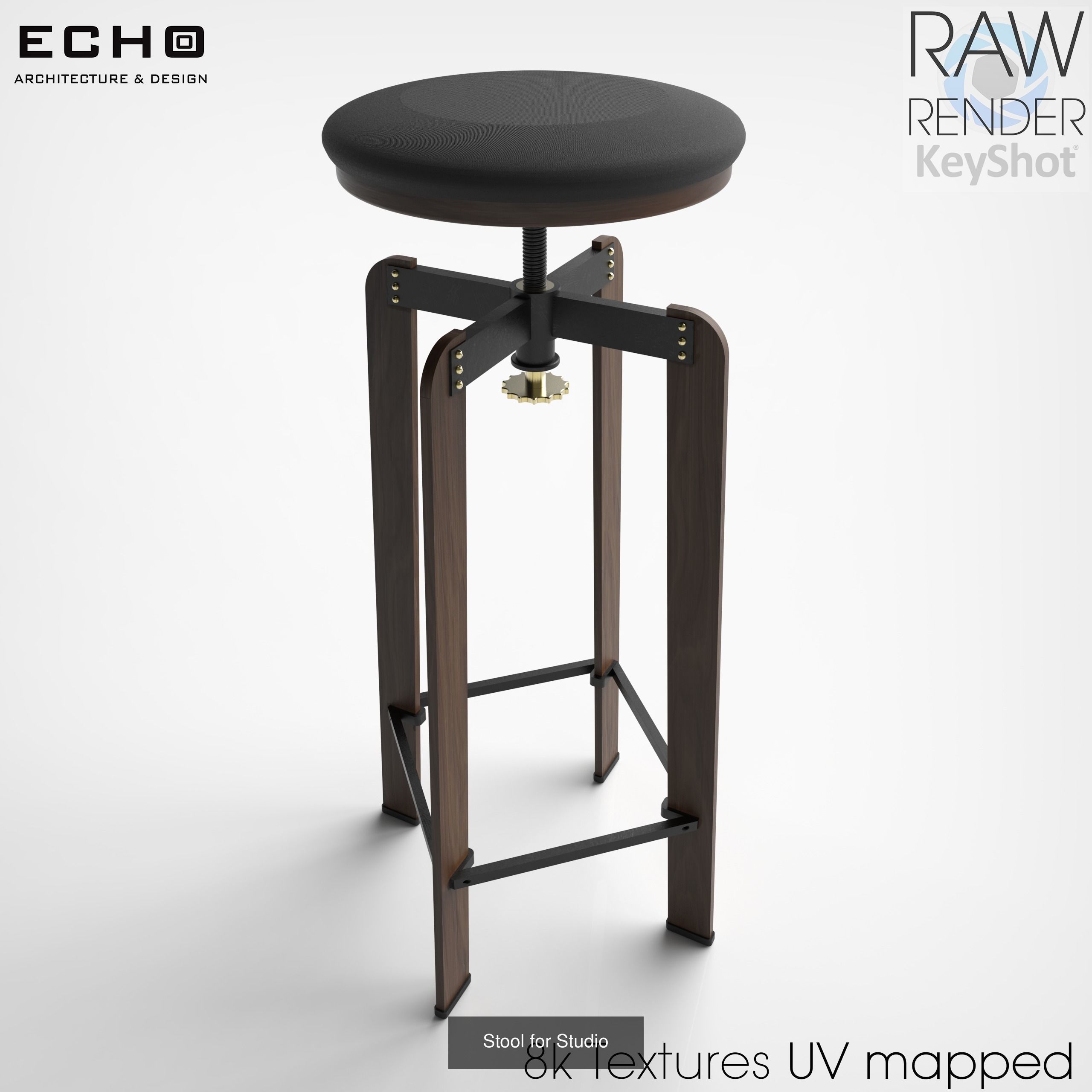 Bar - Studio Stools 3D Model Collection_4