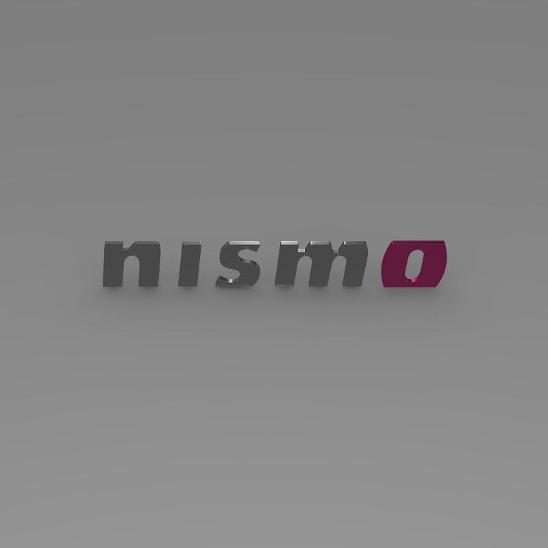 Nismo logo 3D model_4