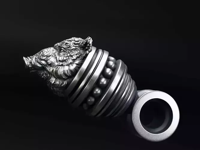 Bracelet Wild Boar Head and Pendant - Vikings