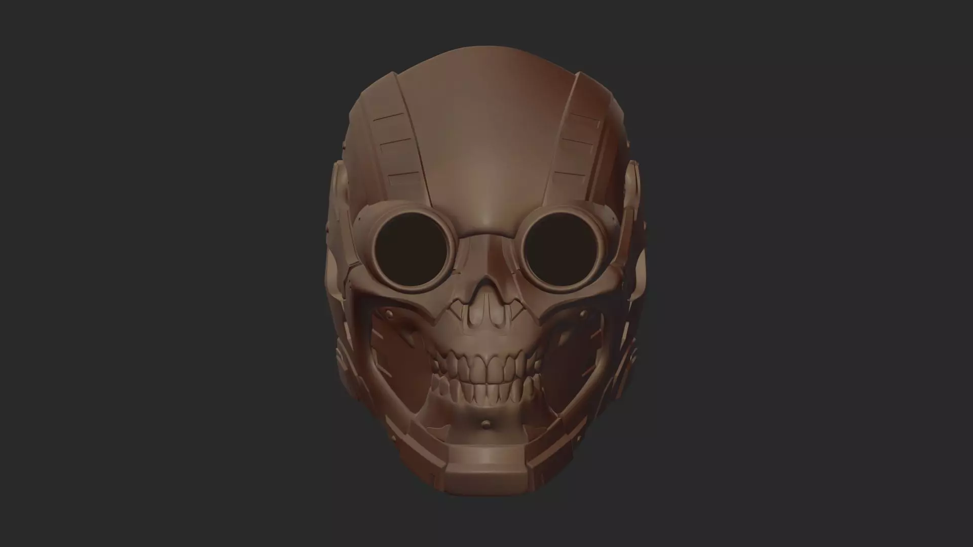 KABAL SKULL MASK MK10 PRINTABLE V STL 3D print model