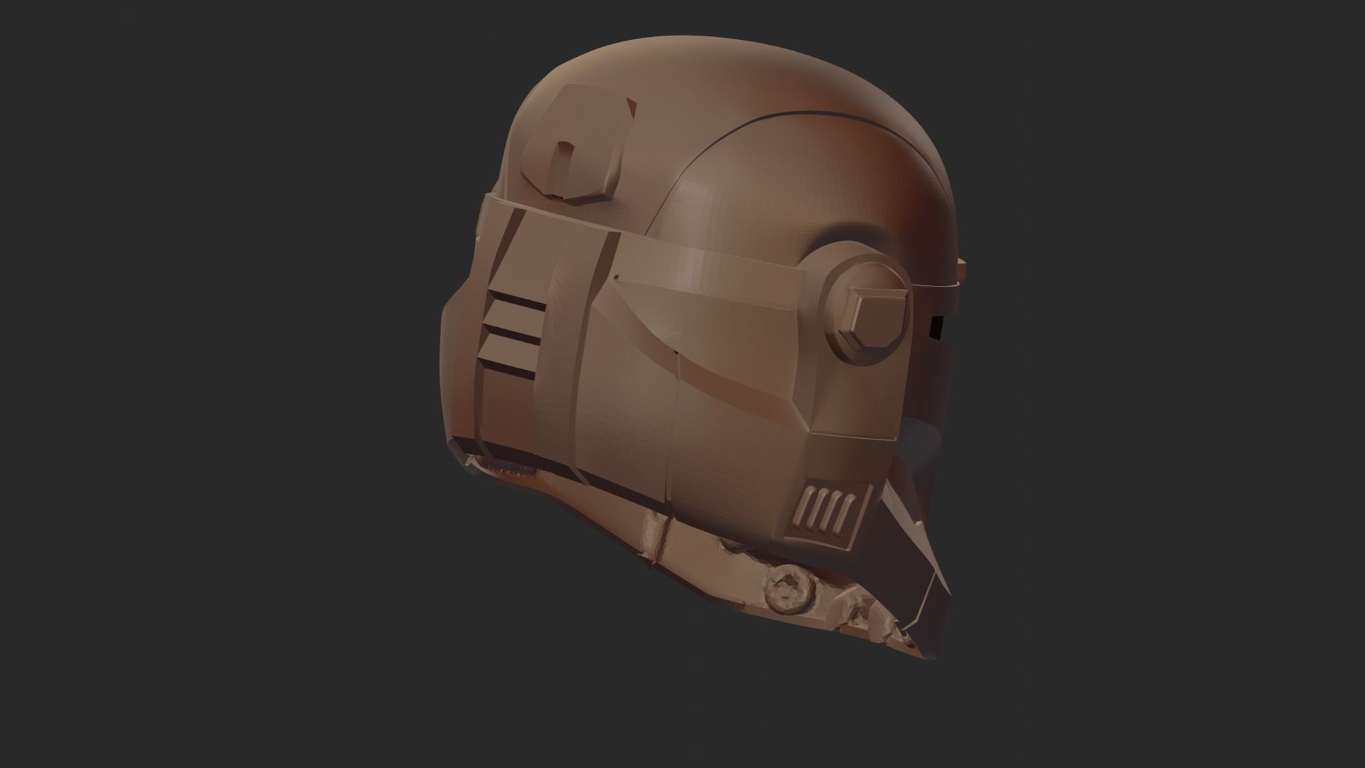 CLONE COMMANDER SW HELMET PRINTABLE V STL 3D print model_6