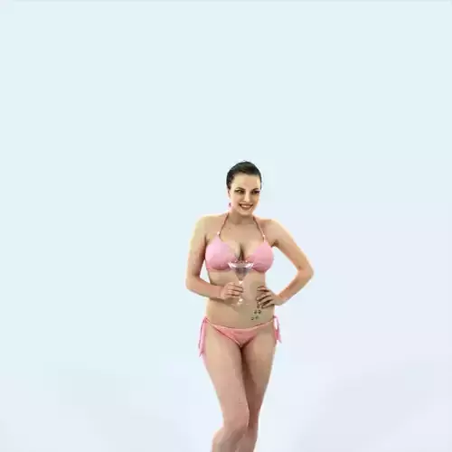 Dream 04A Listening Martini Sports Beach Woman