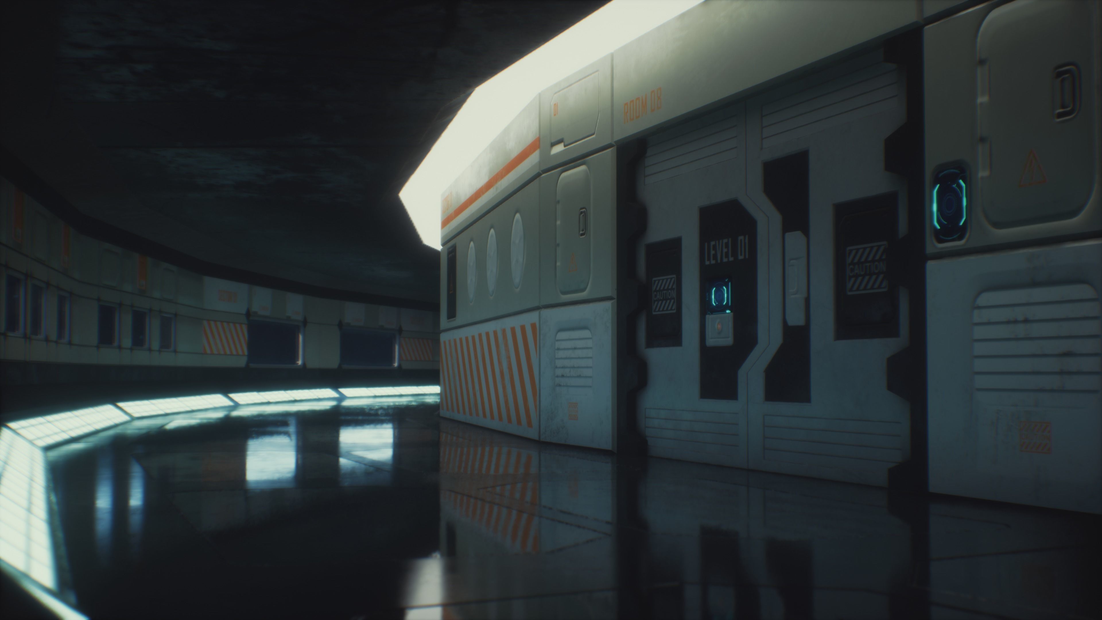 Rss Space Station Low-poly 3D model_6