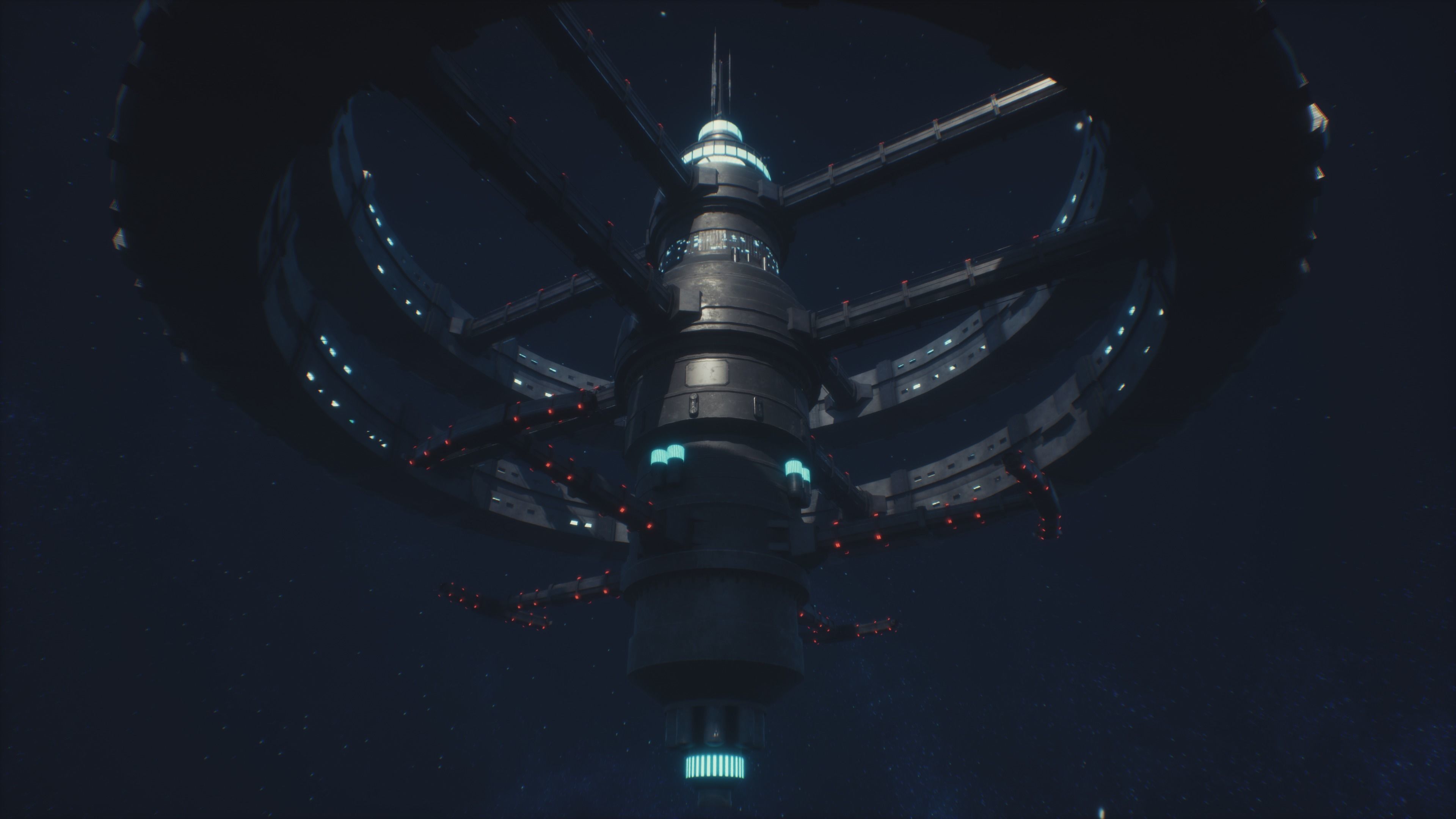 Rss Space Station Low-poly 3D model_2