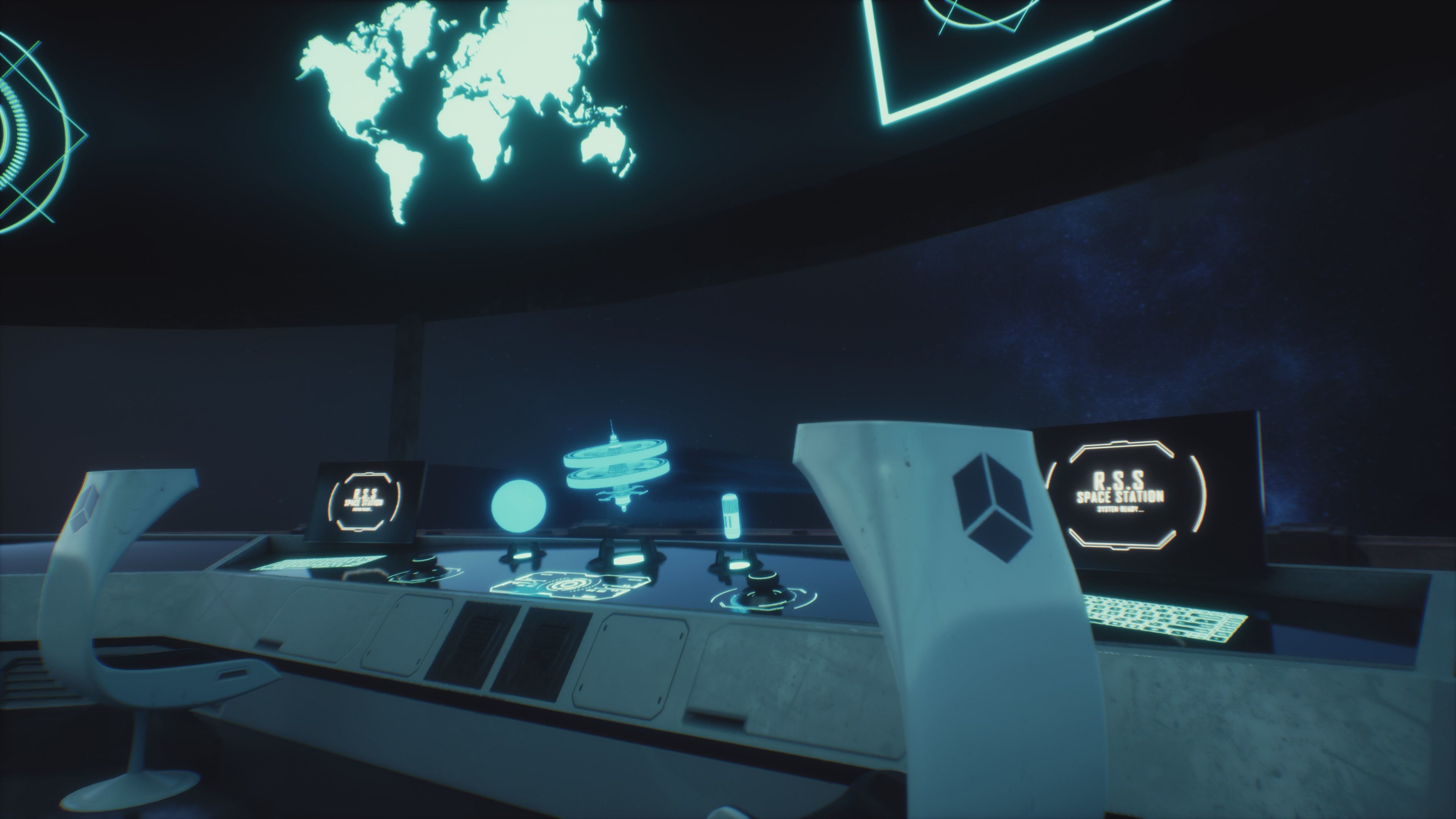 Rss Space Station Low-poly 3D model_8