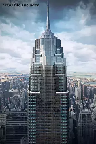 Skyscraper 1 SUPERTALL 3D model