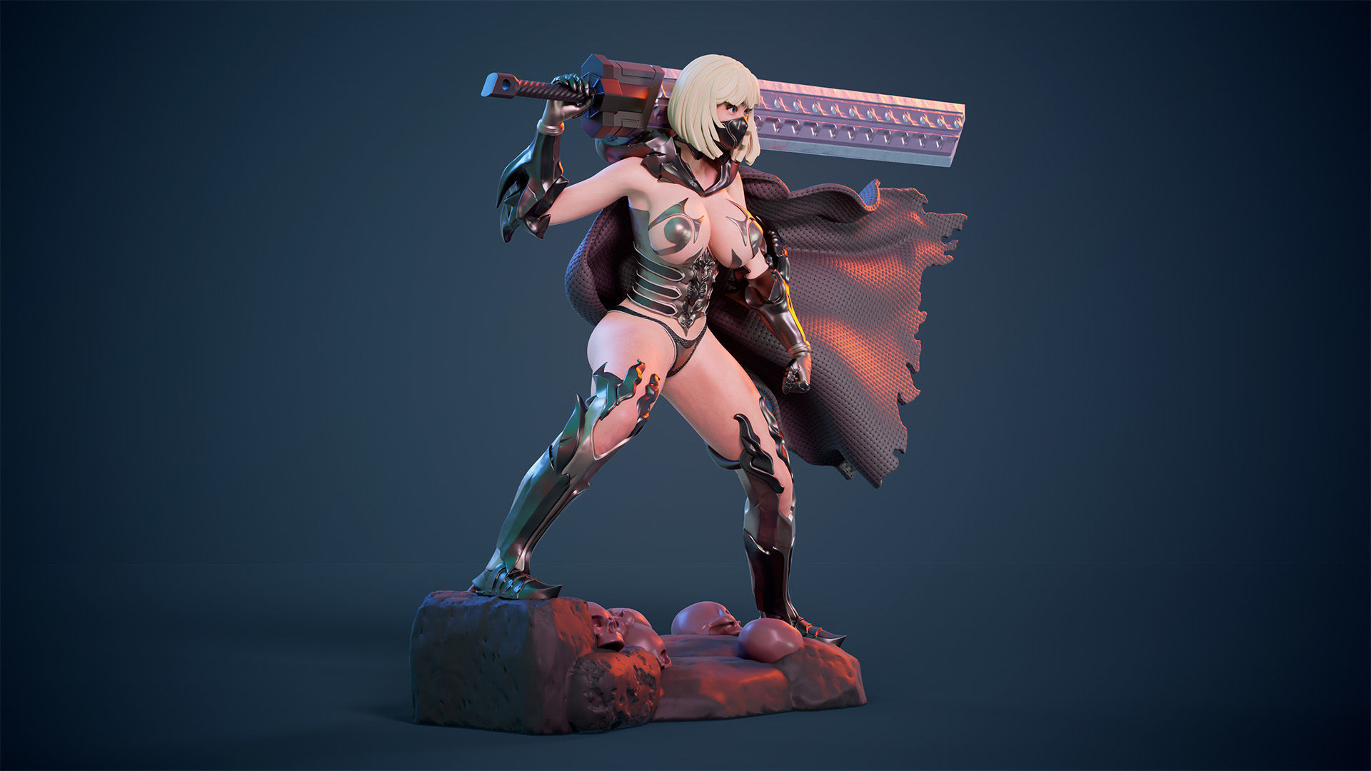 3D Print model - lady warrior - a  3D print model_19