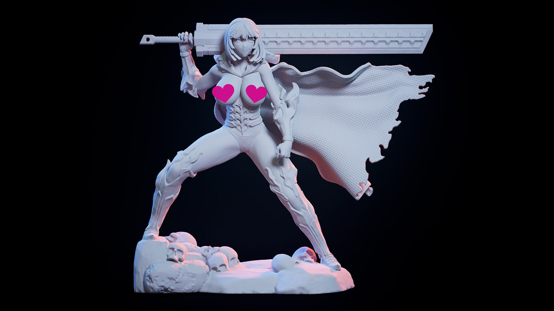 3D Print model - lady warrior - a  3D print model_7