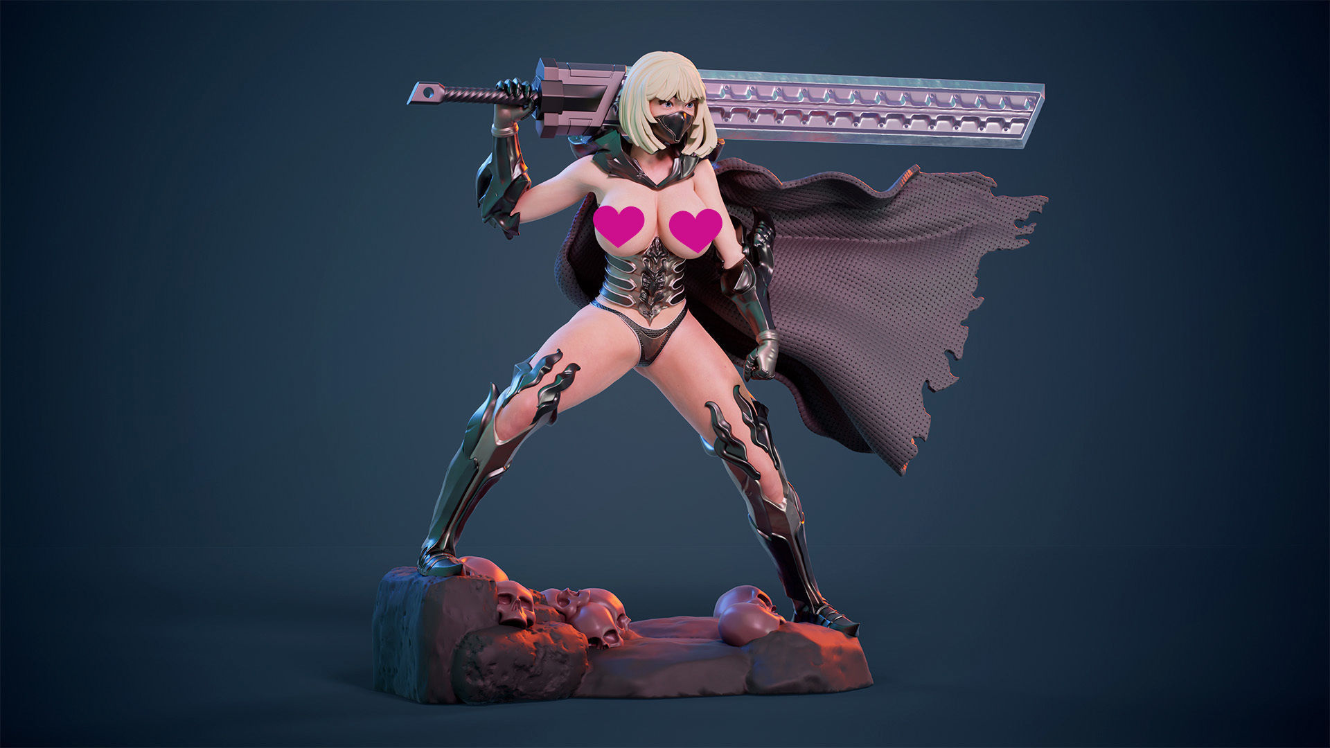 3D Print model - lady warrior - a  3D print model_16