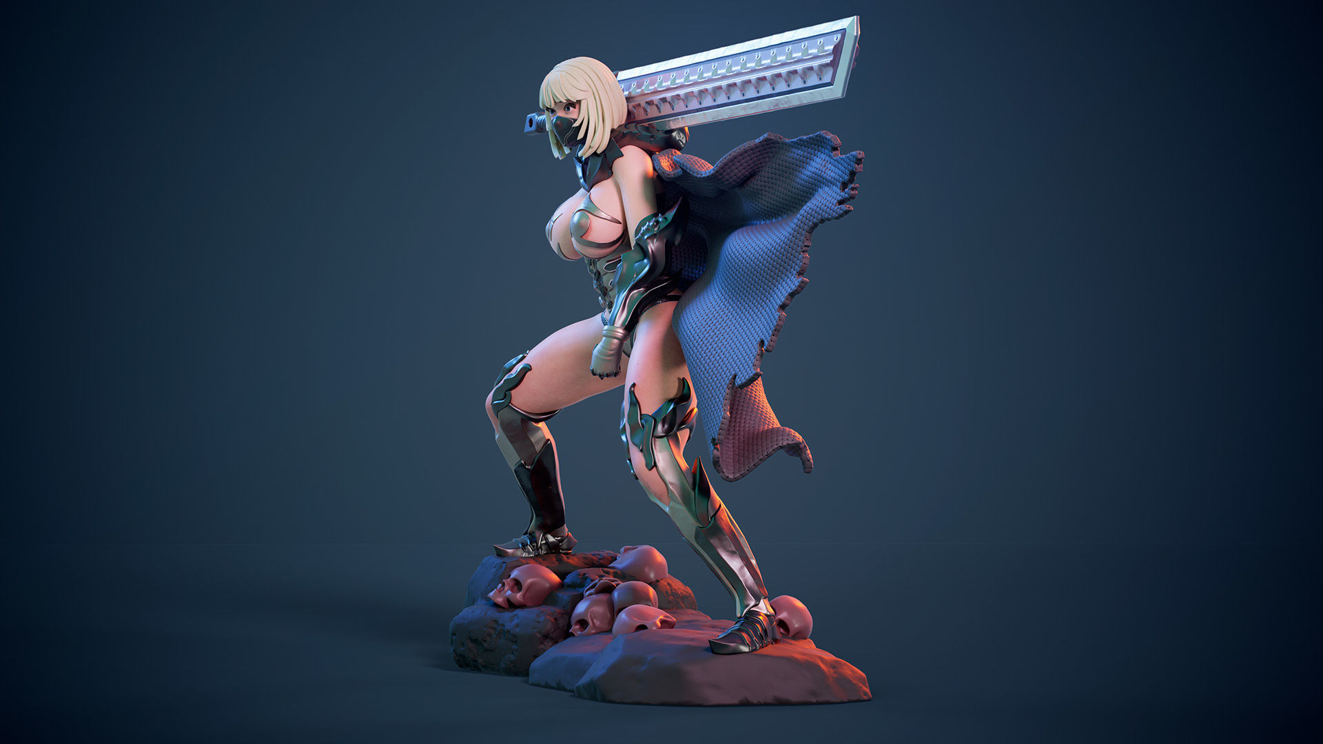 3D Print model - lady warrior - a  3D print model_26