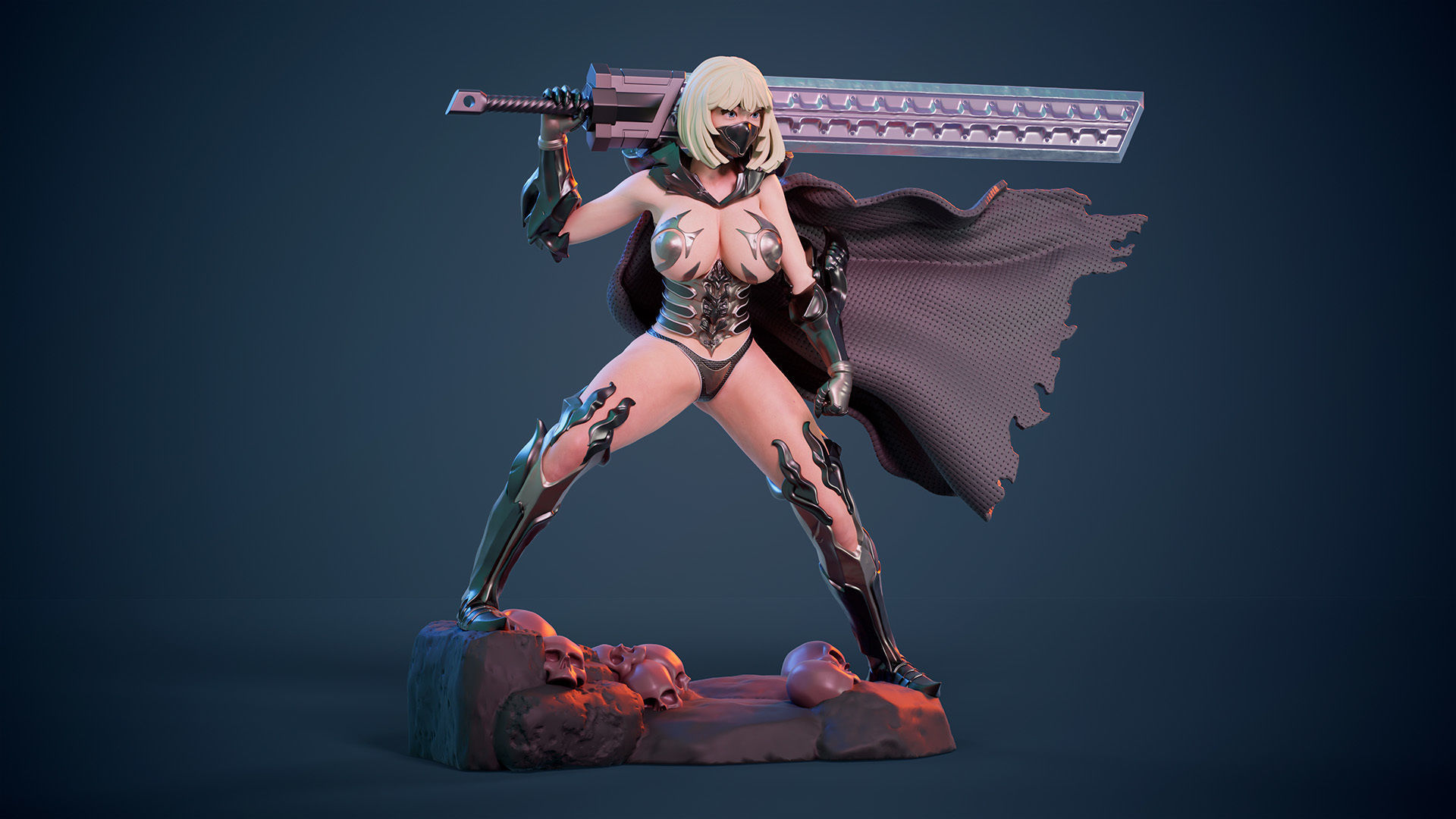 3D Print model - lady warrior - a  3D print model_17